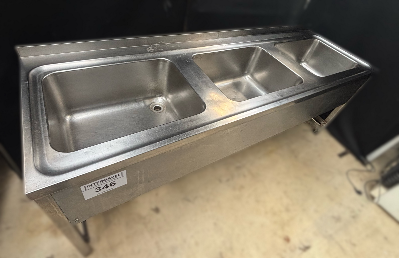 Hárommedencés mosogató  ( 500x600x300mm )  3