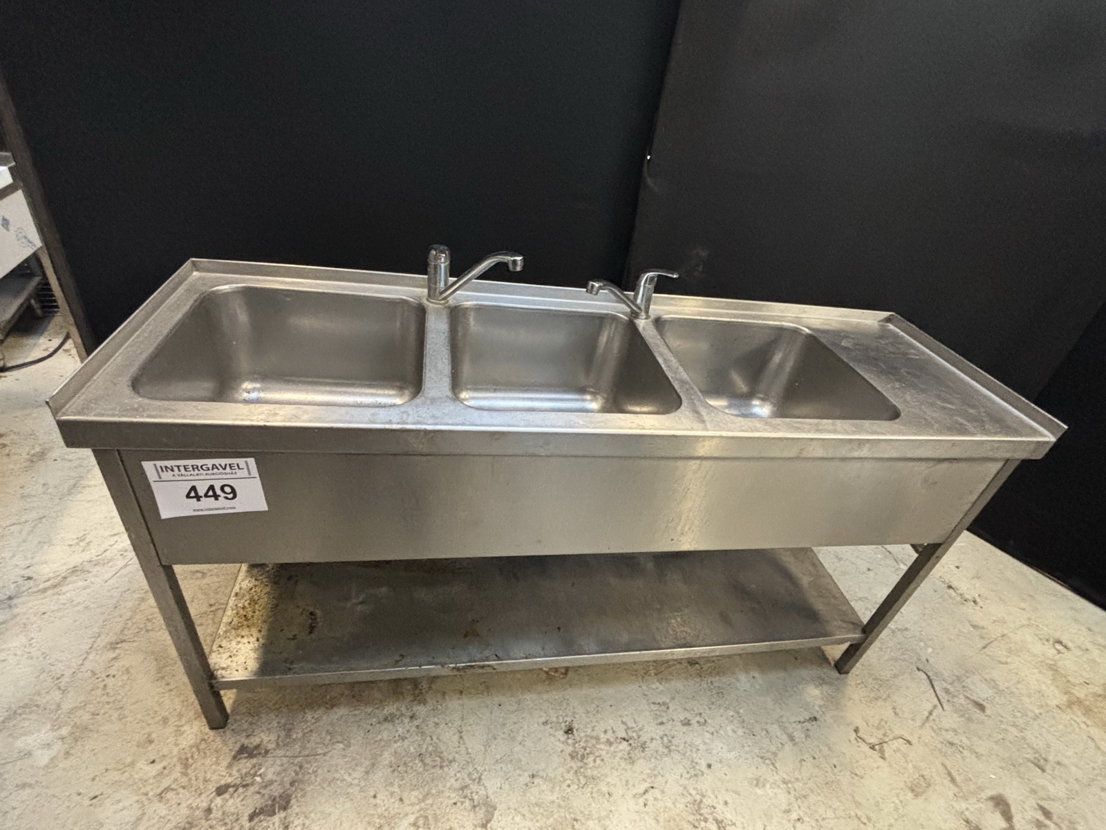 Hárommedencés mosogató