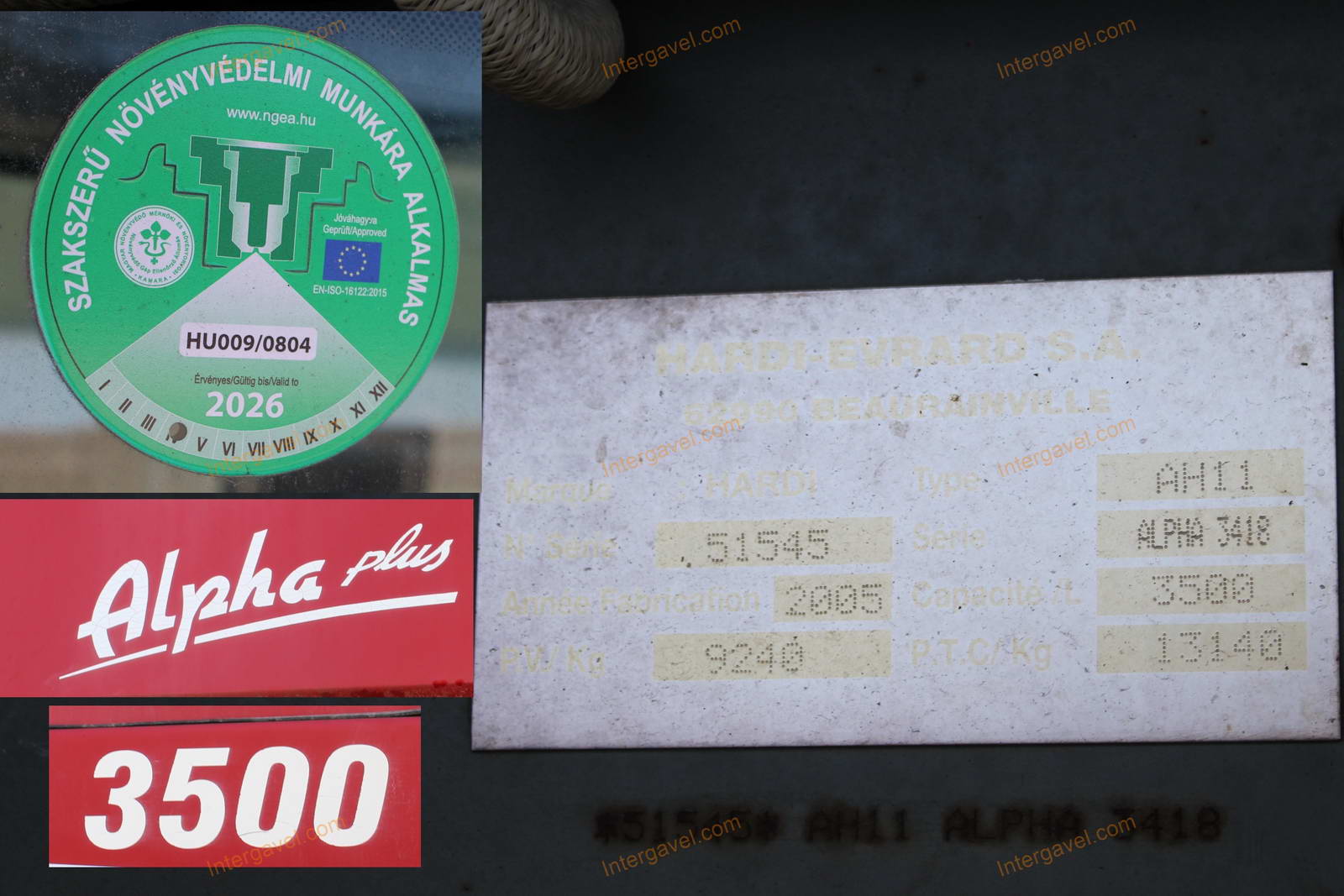 Önjáró permetező - Hardi, Alpha 3418, AH11 2