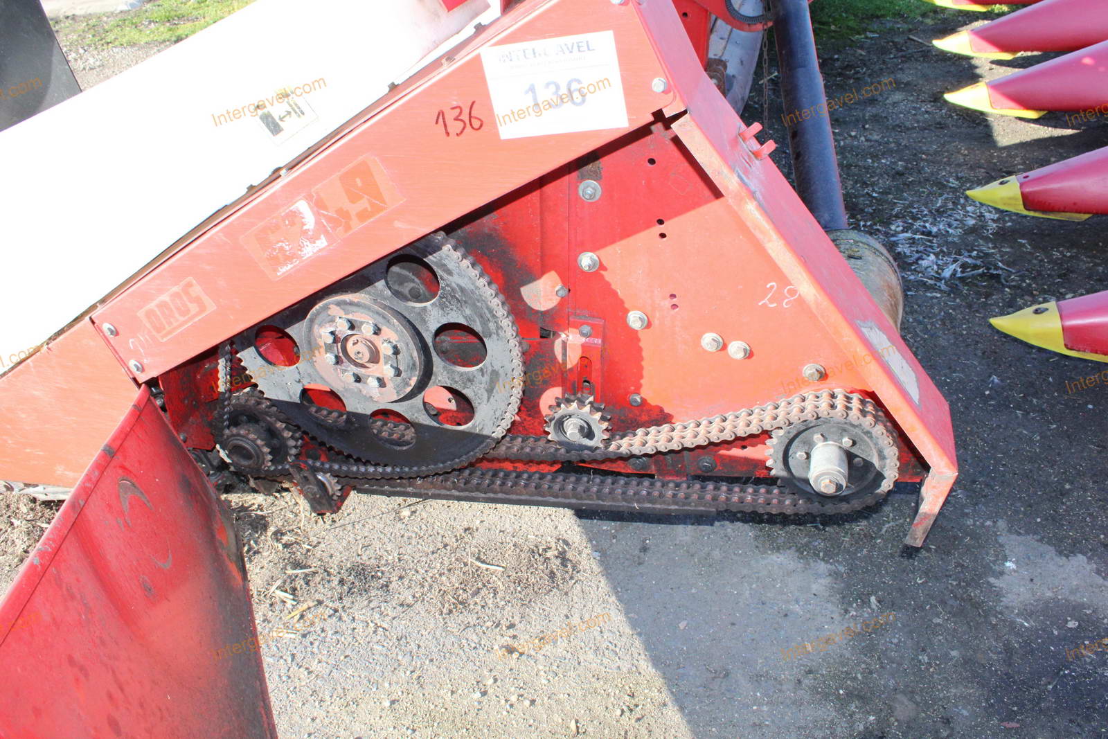 Kukorica vágóasztal - Linamar, OROS 6249 + HSA 15