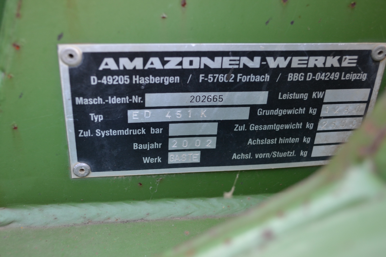 Vetőgép, Amazonen-Werke 2