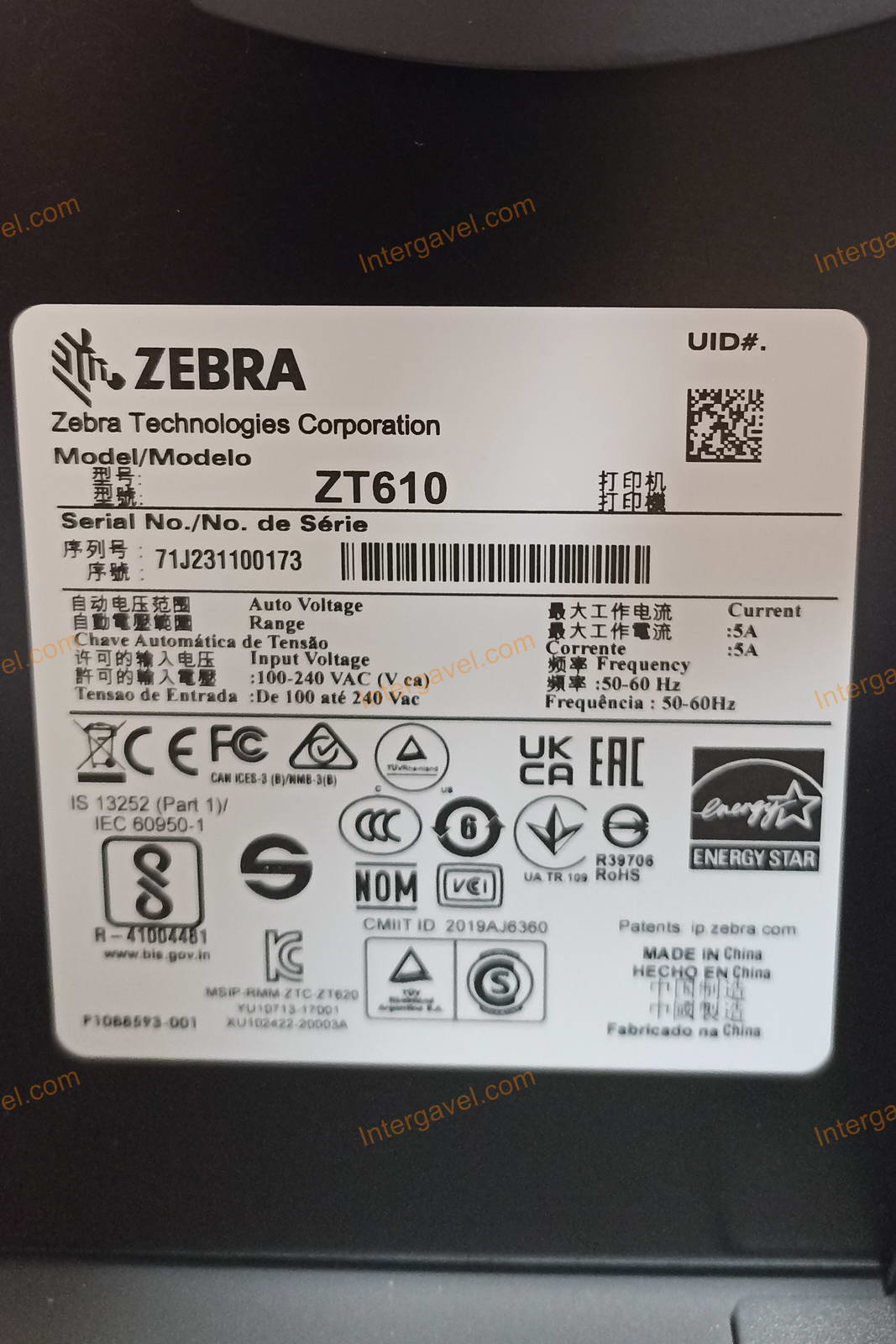 Nyomtató - Zebra, ZT 610 2