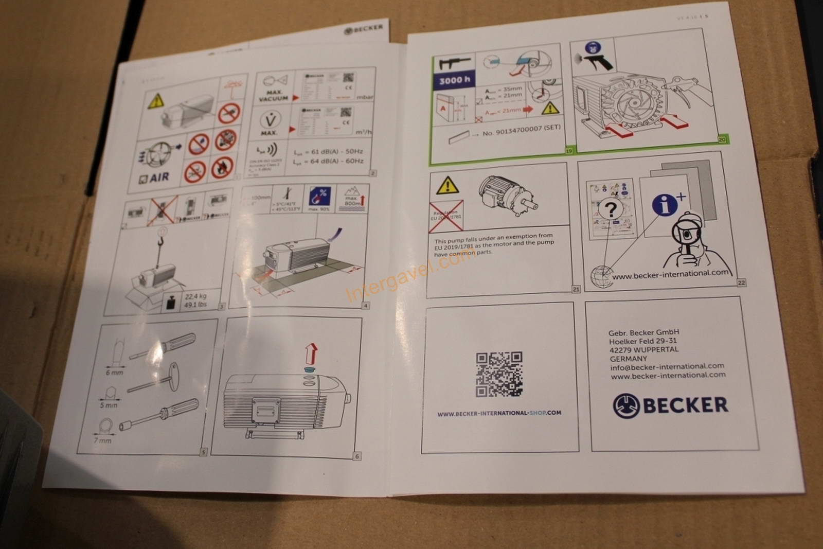 Vákuumszivattyú - Becker, VT4.16 11