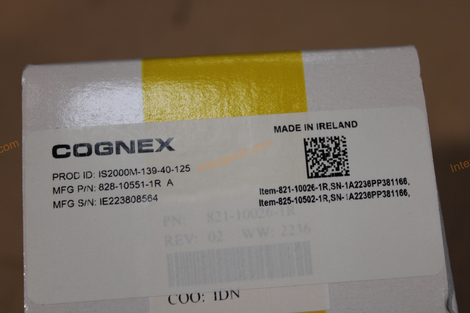 Kamera - Cognex, IS2000M-139-40-125; R00039 6