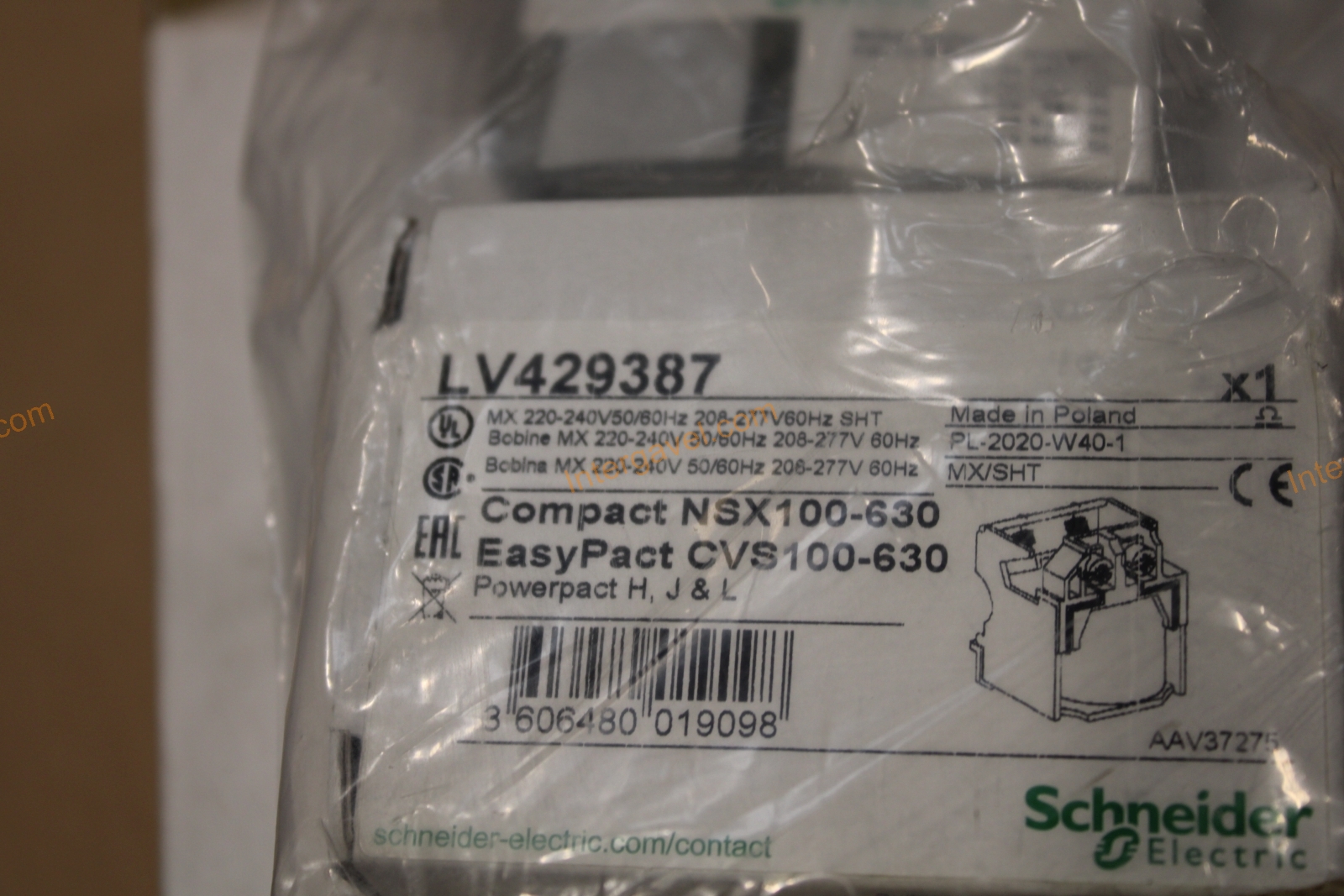 Megszakító - Schneider, NSX 400F 3