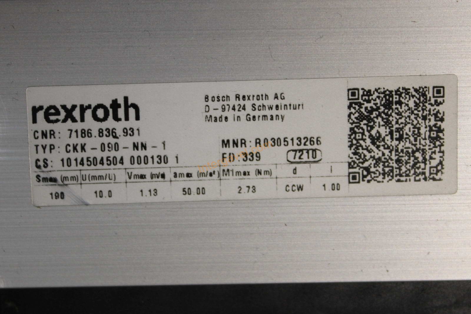 Lineáris modul (lineáris szán) - Rexroth 3