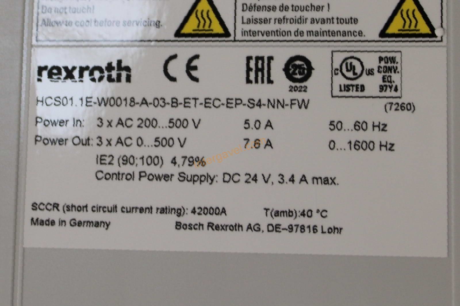 Vezérlő - IndraDrive Cs - Rexroth 2