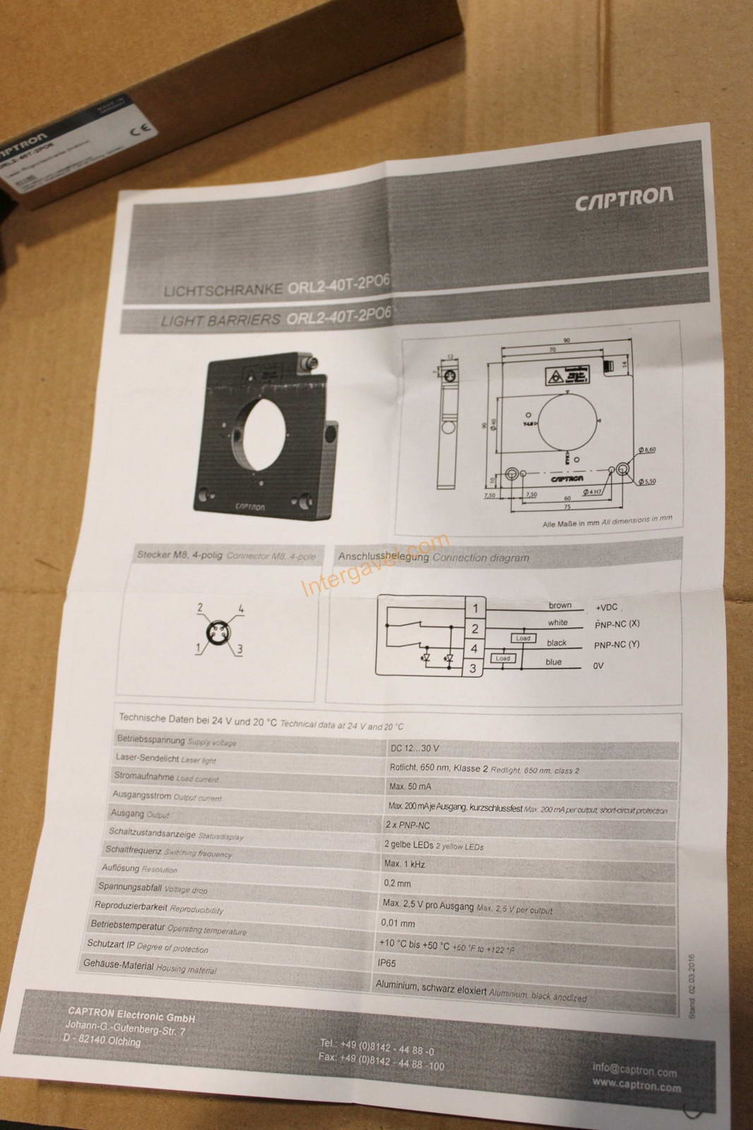 Optikai érzékelő 5