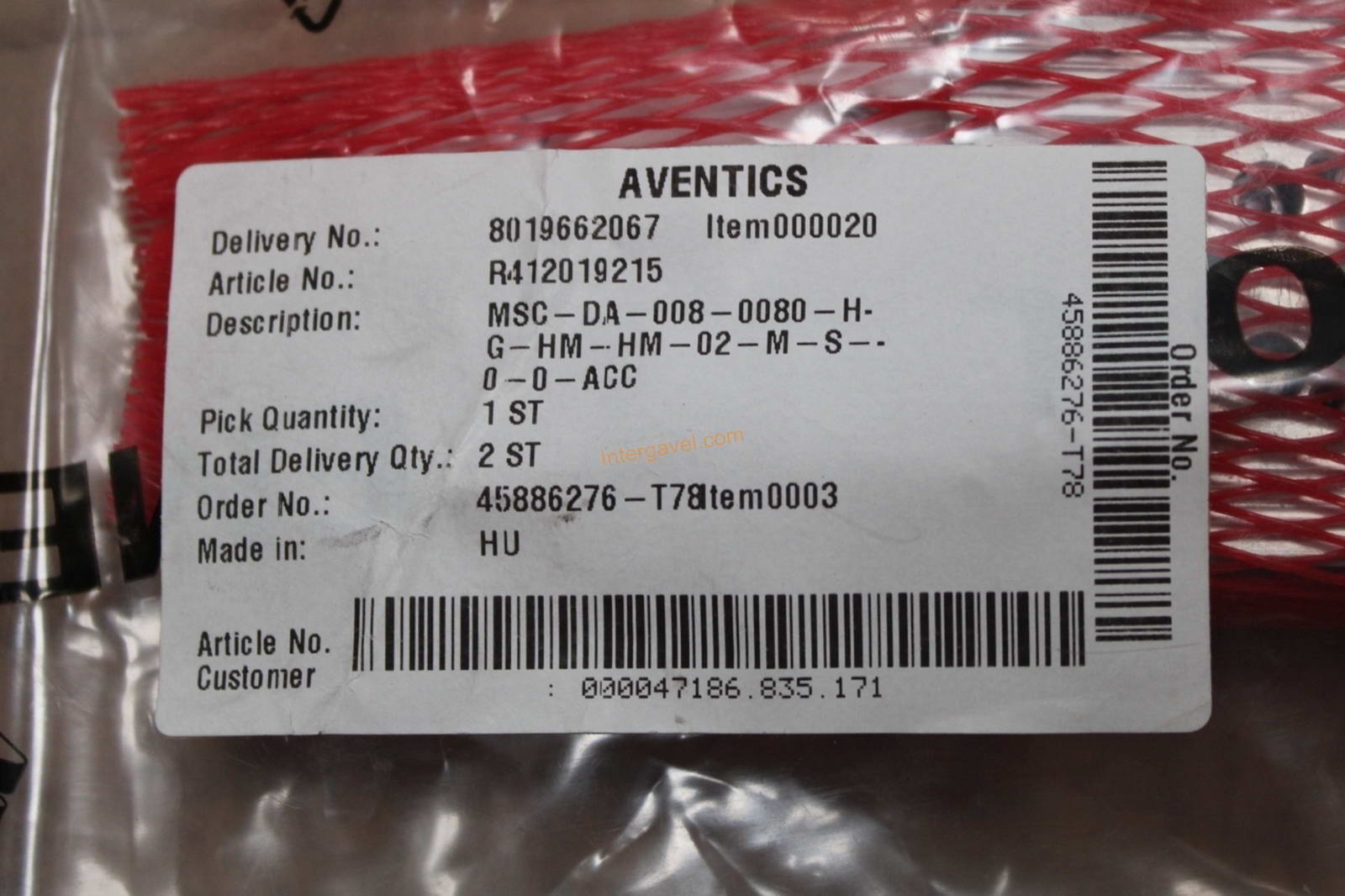 Vegyes alkatrészek - Aventics 24