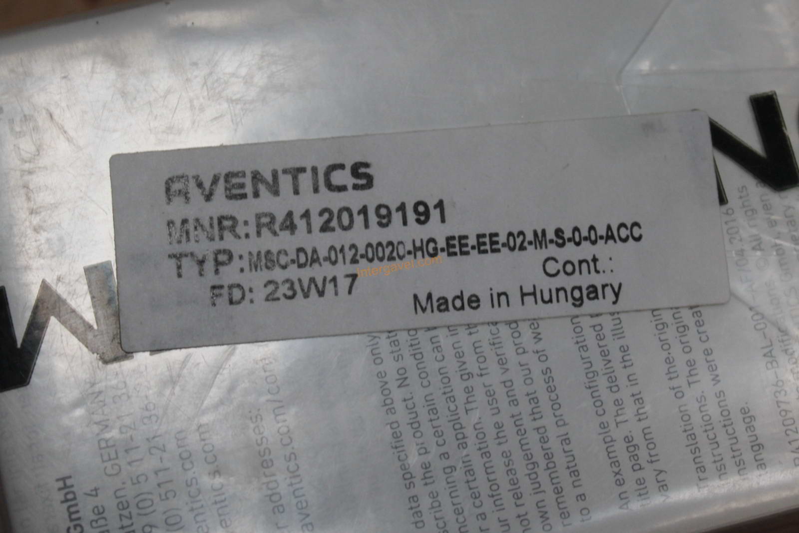 Vegyes alkatrészek - Aventics 31