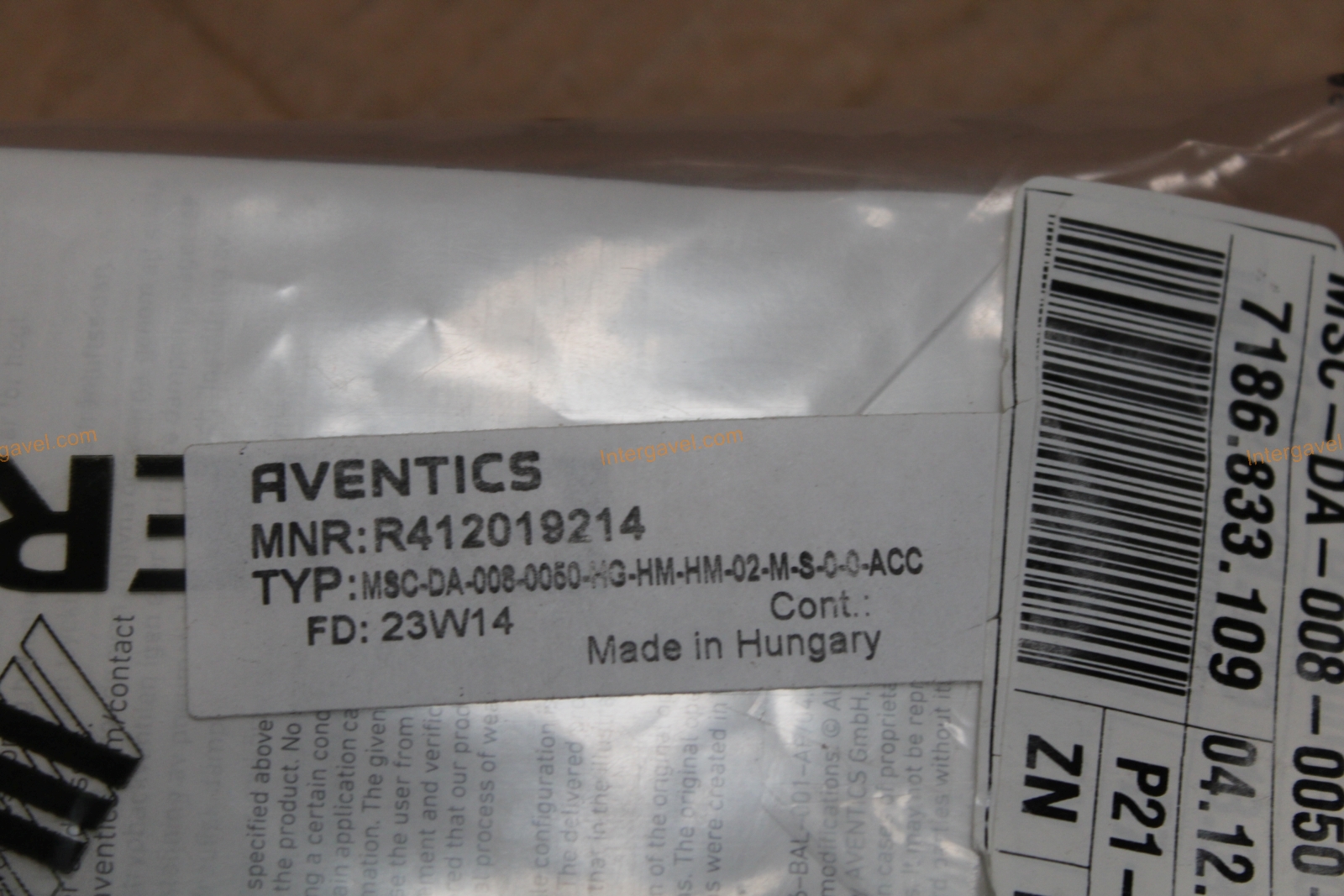 Vegyes alkatrészek - Aventics 62