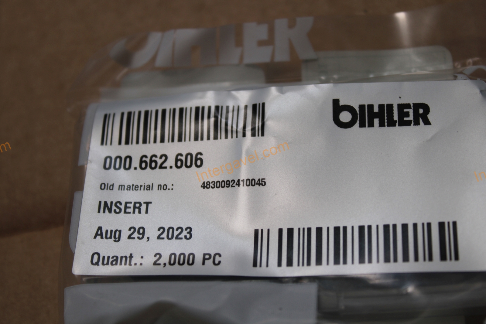 Vegyes alkatrészek - Bihler 15