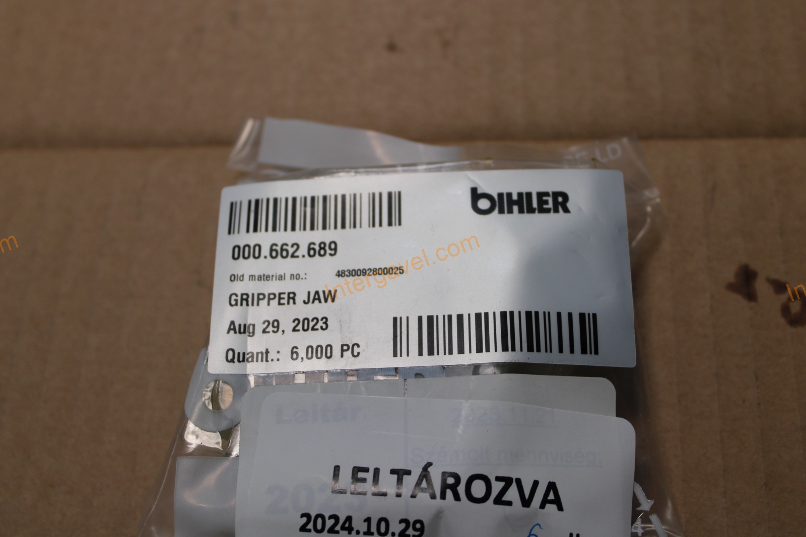 Vegyes alkatrészek - Bihler 27