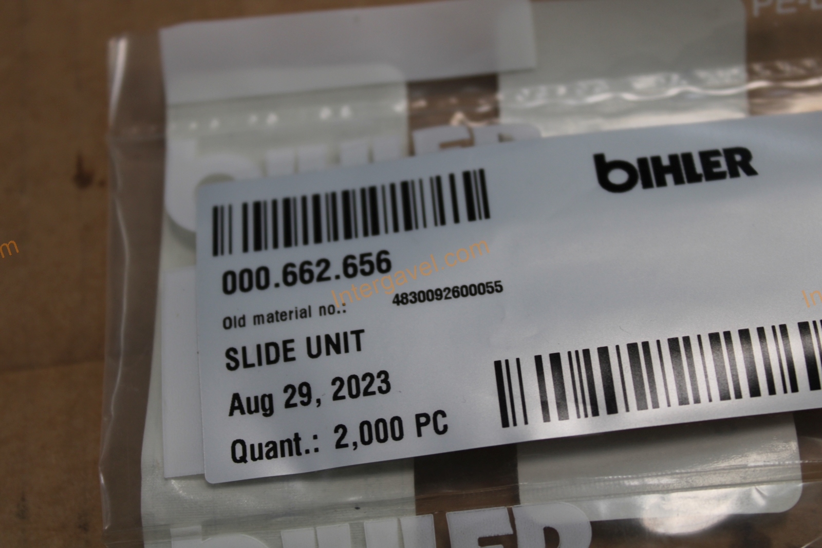 Vegyes alkatrészek - Bihler 34