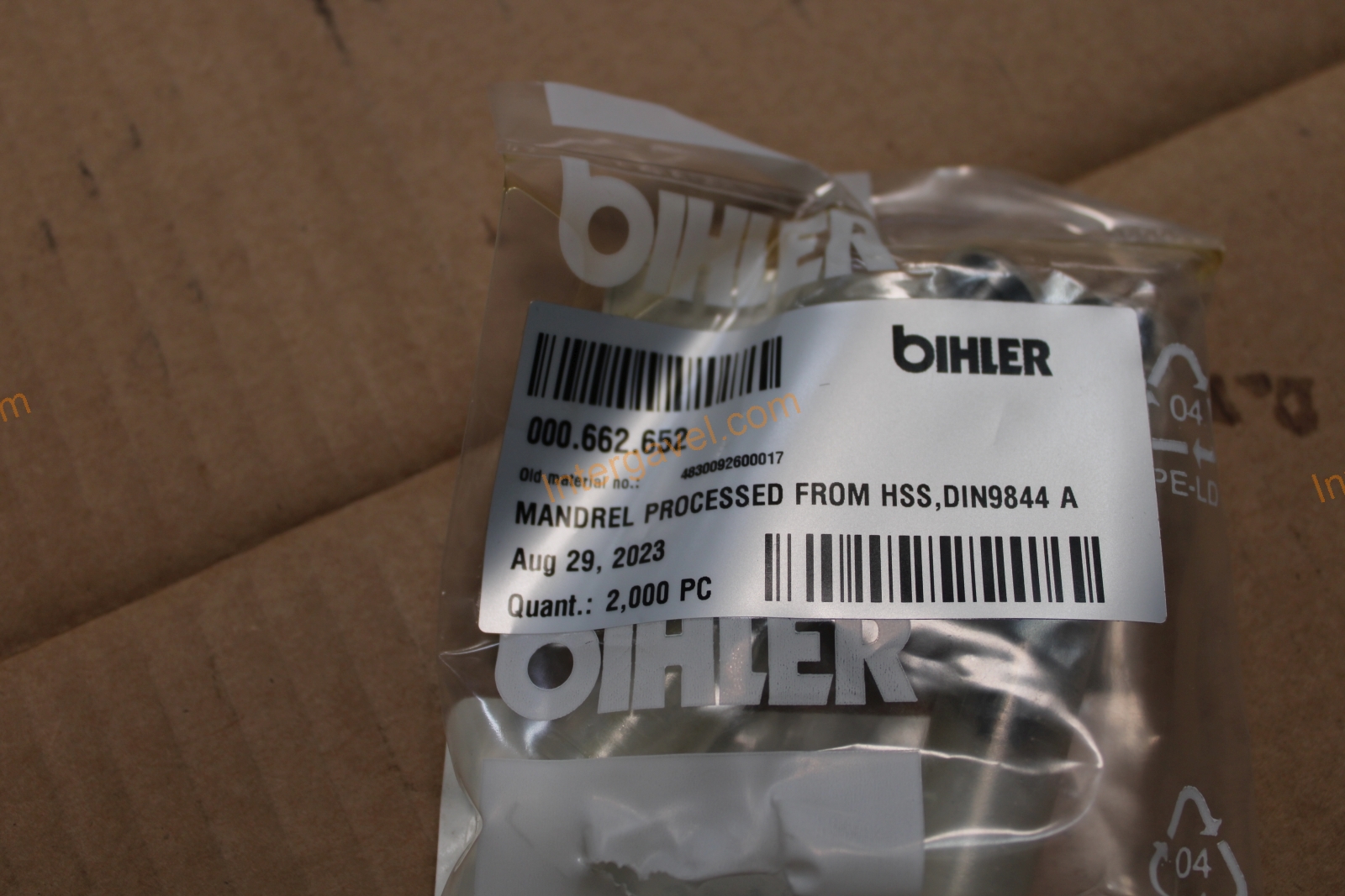 Vegyes alkatrészek - Bihler 39