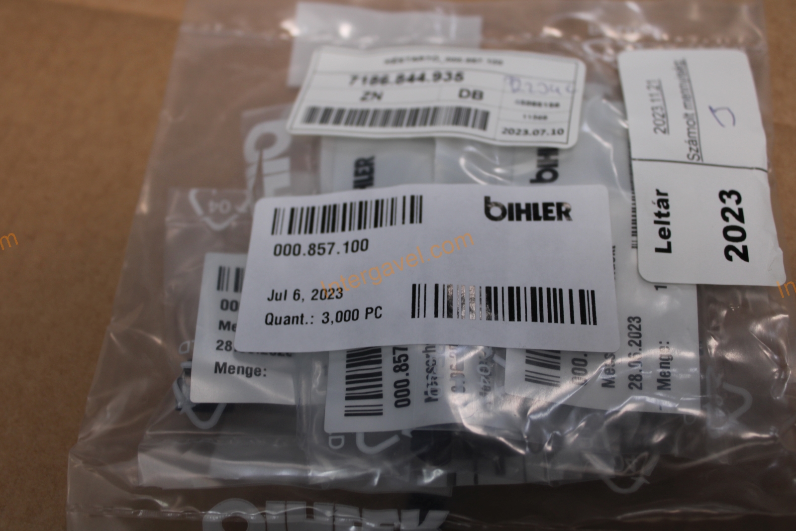 Vegyes alkatrészek - Bihler 49