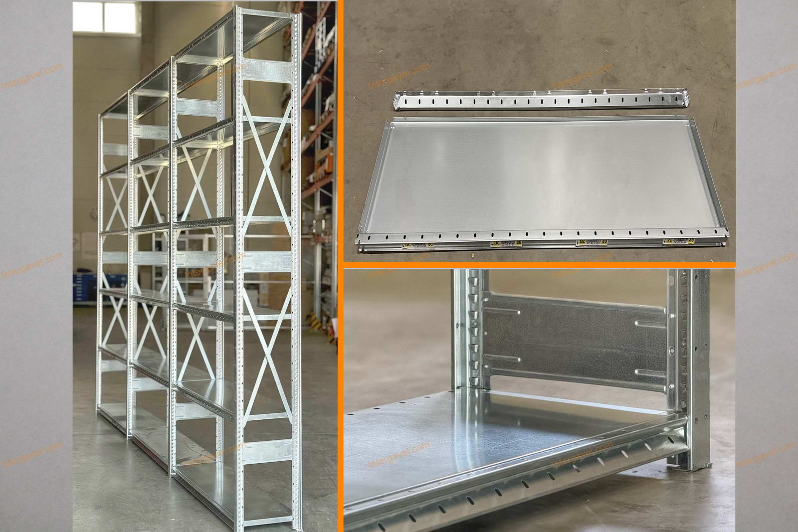 Kapcsolható polcos állvány - HI 280 1