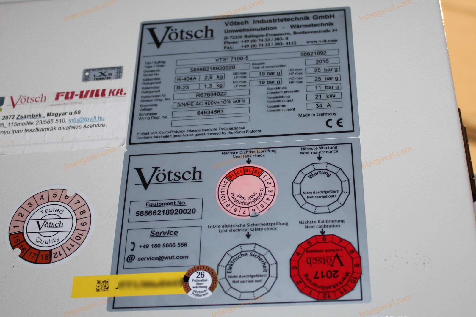 Klímakamra - Vötsch, VTS*7100-5 2