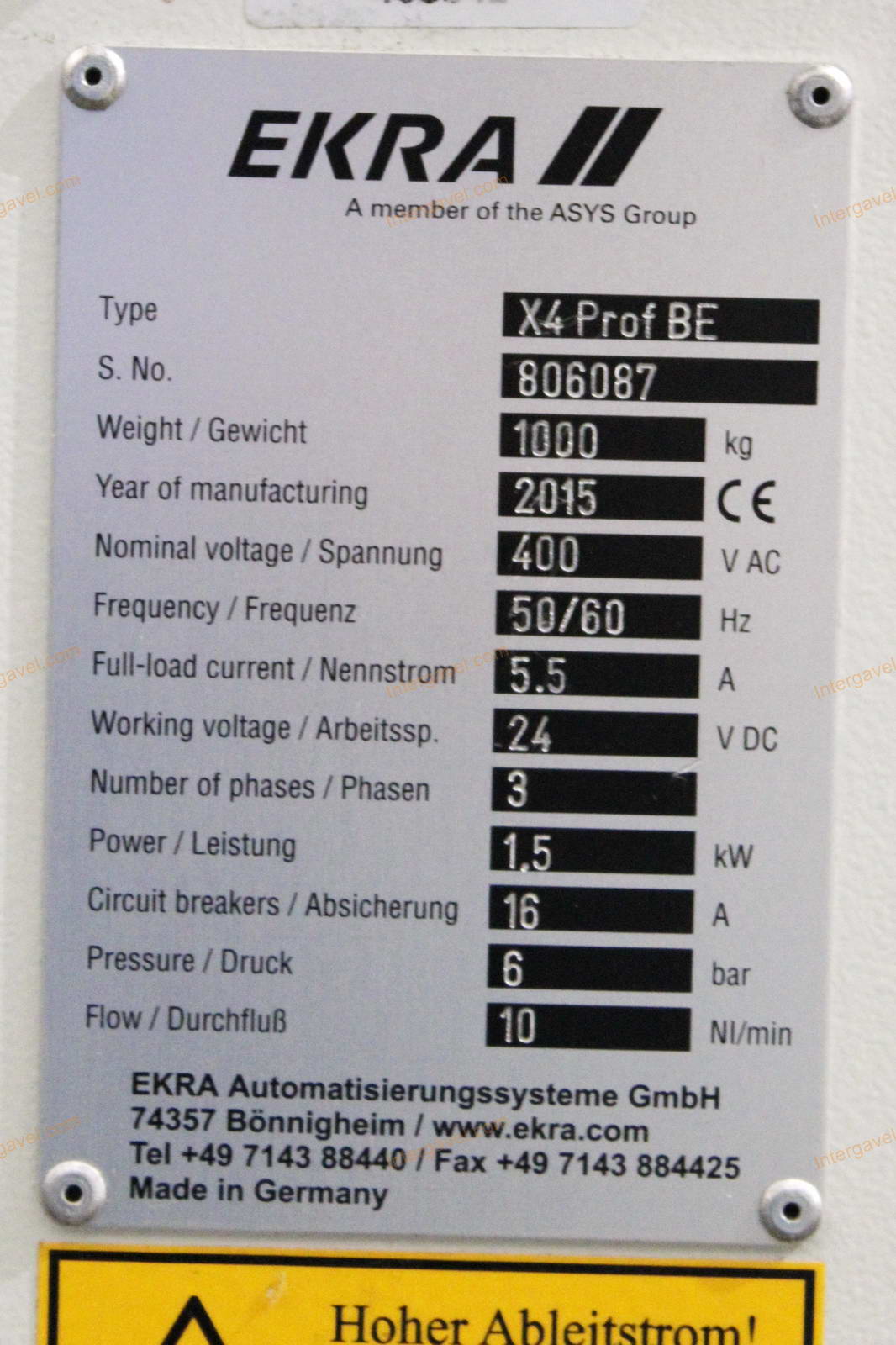 Pasztanyomtató - Ekra, X4 Prof BE 2