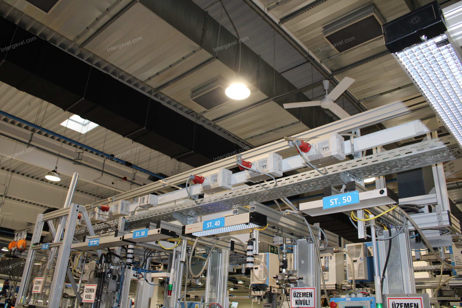 Energiacsatorna és villamos szekrény 12