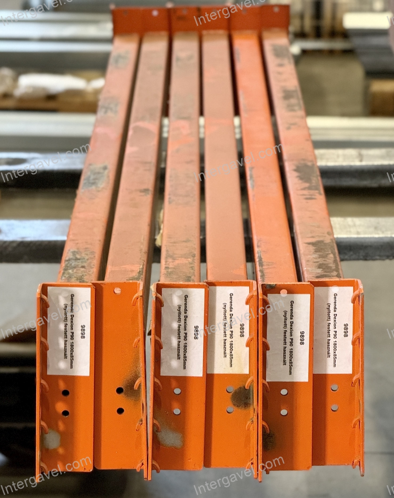 Gerenda - DEXION P90 nyitott festett narancs 4