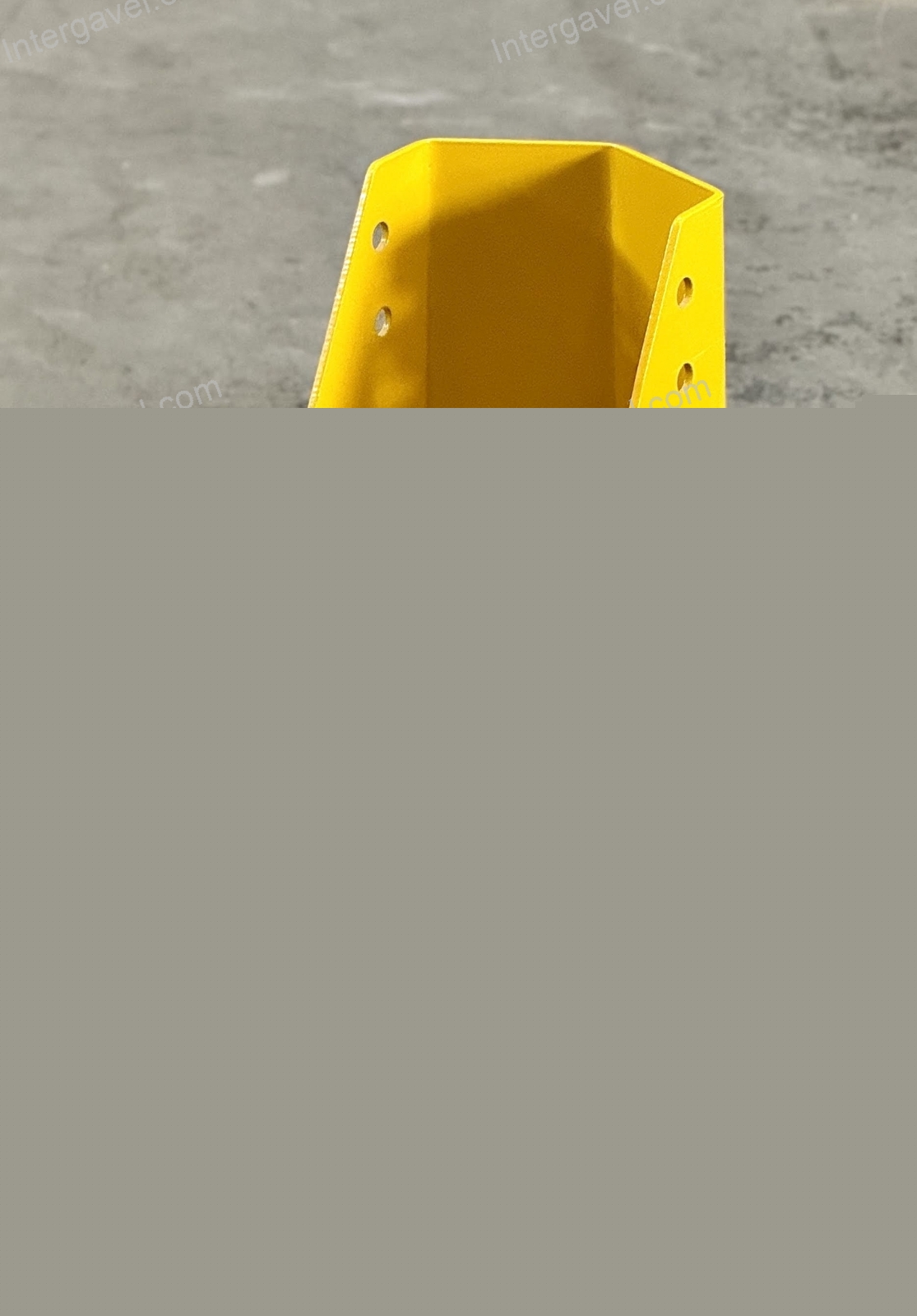 Oszlopvédő festett sárga  5