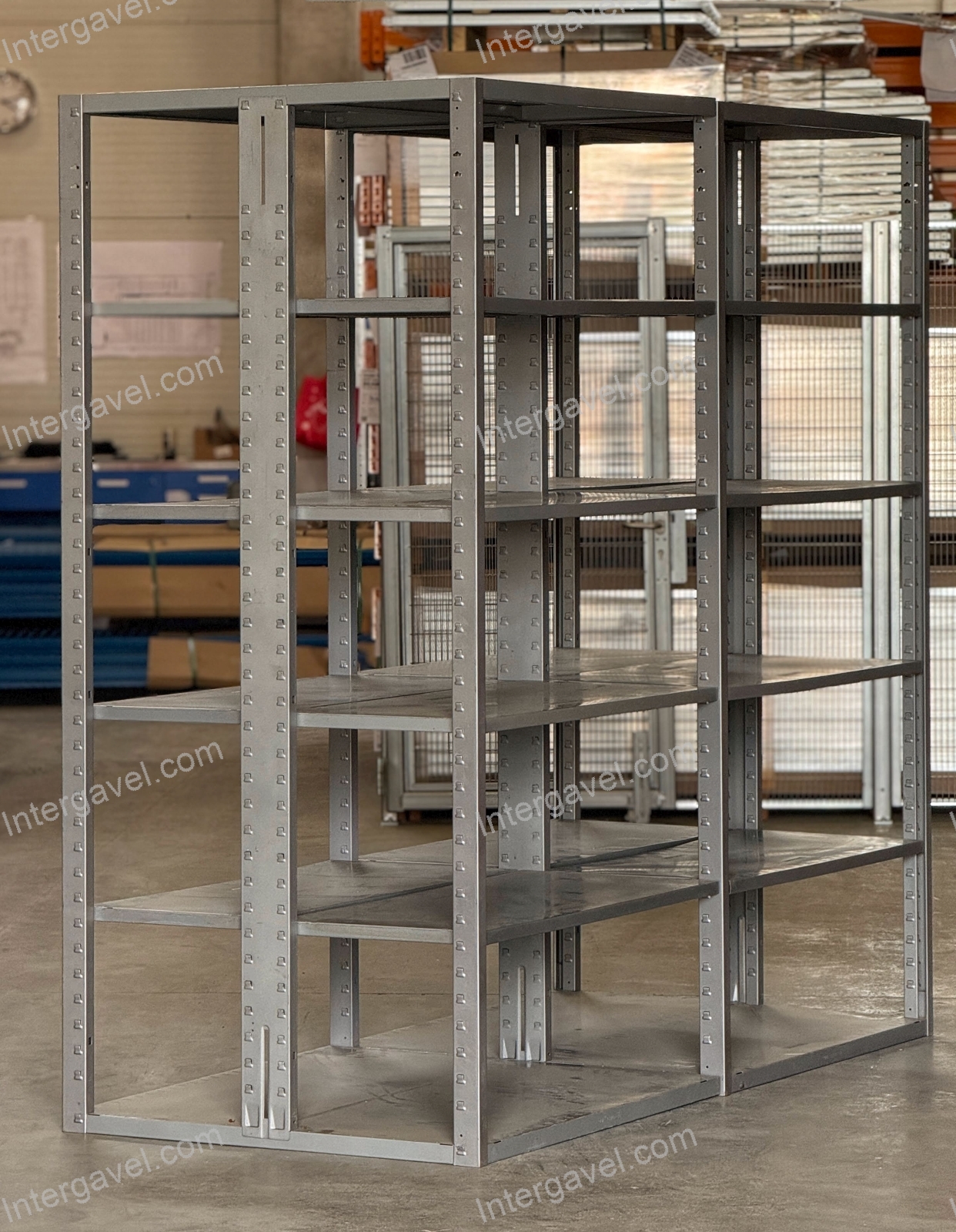 Kapcsolható polcos állvány SSI Schäfer (2M) iker soros 7