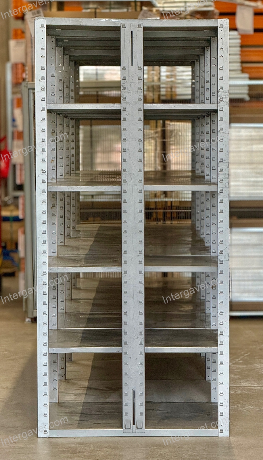 Kapcsolható polcos állvány SSI Schäfer (5M) iker soros 7