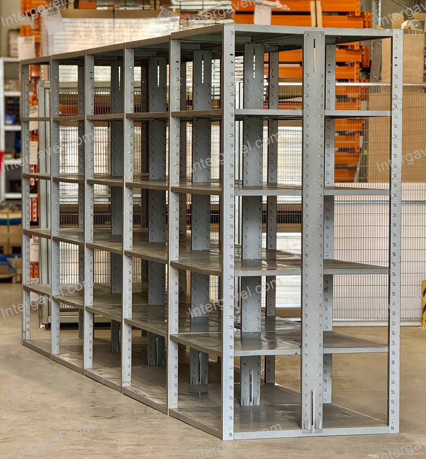 Kapcsolható polcos állvány SSI Schäfer (5M) iker soros