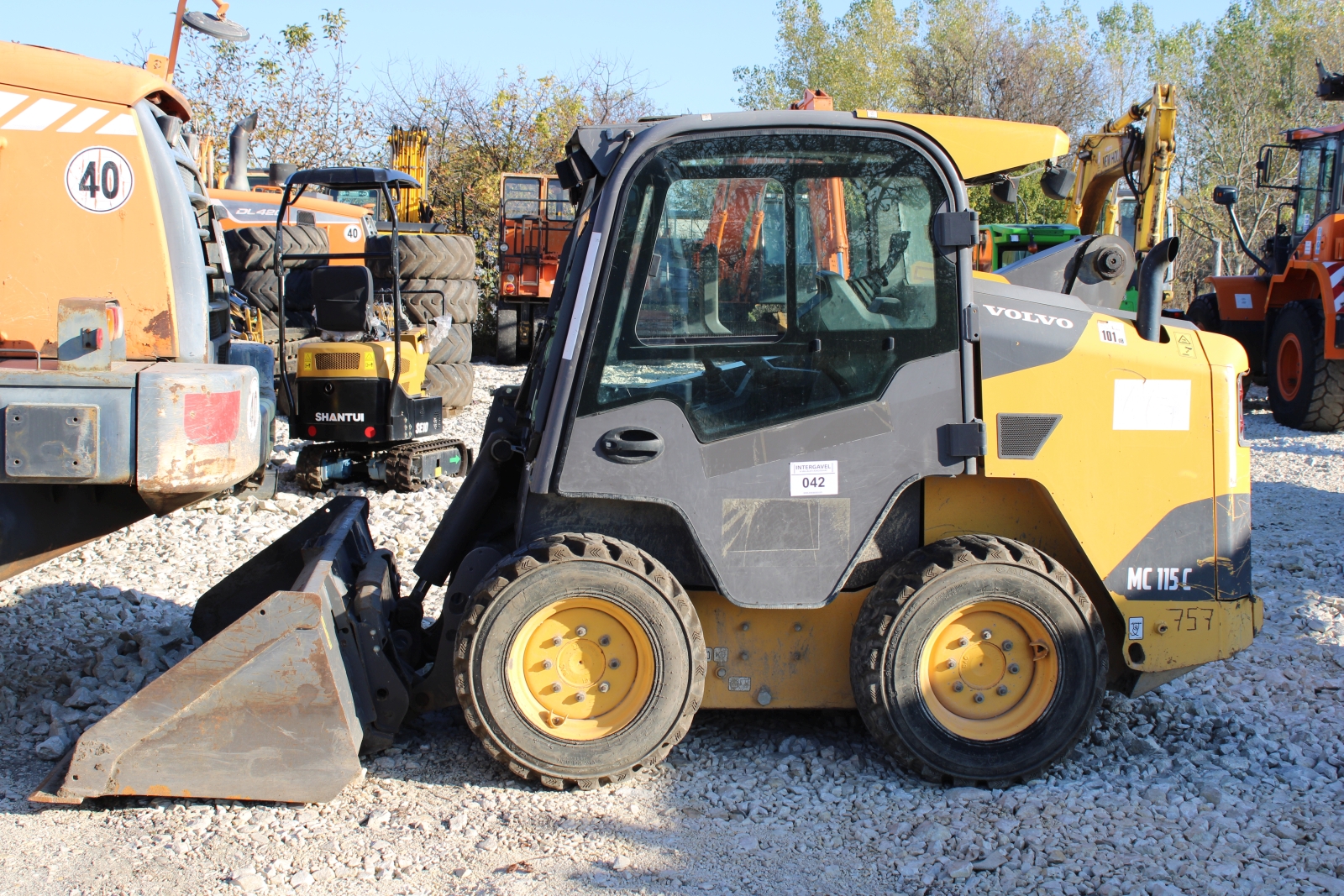 Volvo MC 115C csúszókerekes homlokrakodó