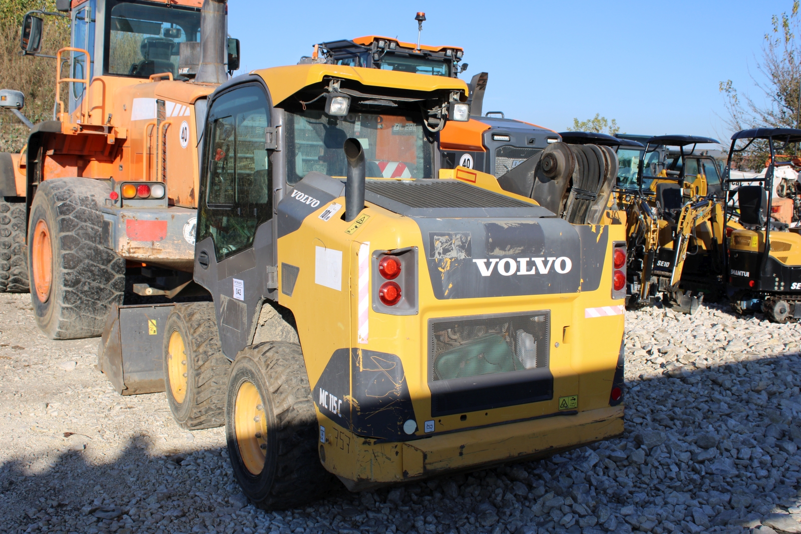 Volvo MC 115C csúszókerekes homlokrakodó 4