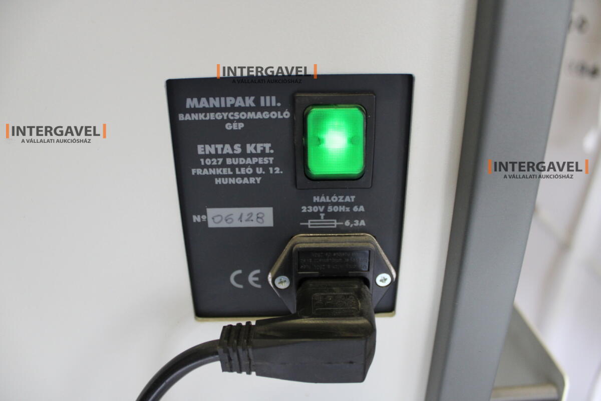 Bankjegycsomagoló gép (Entas Minipak III) 6