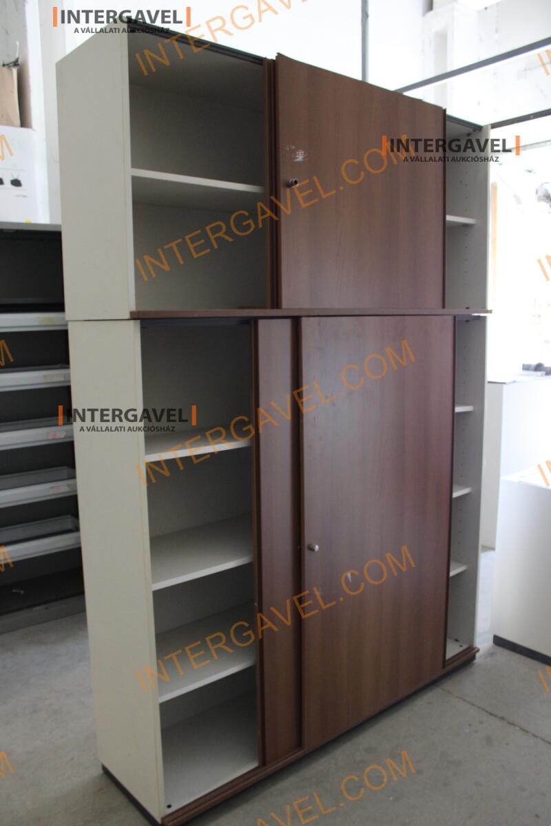 Polcos szekrény (tolóajtós-barna ) 2