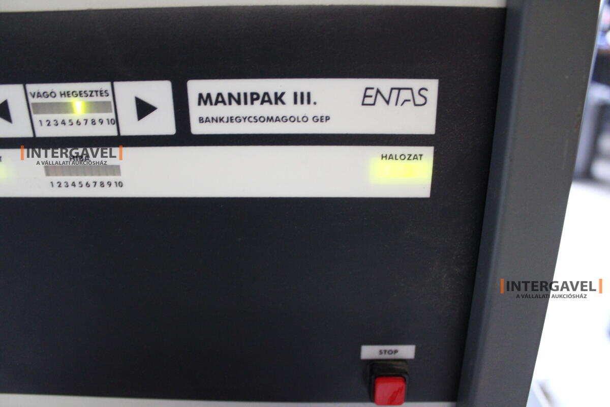 Bankjegycsomagoló gép (Entas Minipak III) 3
