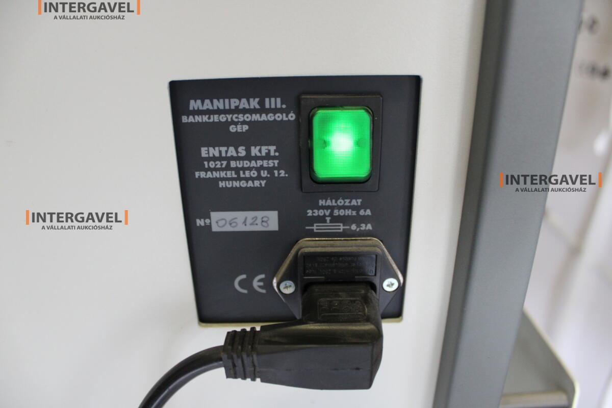 Bankjegycsomagoló gép (Entas Minipak III) 6