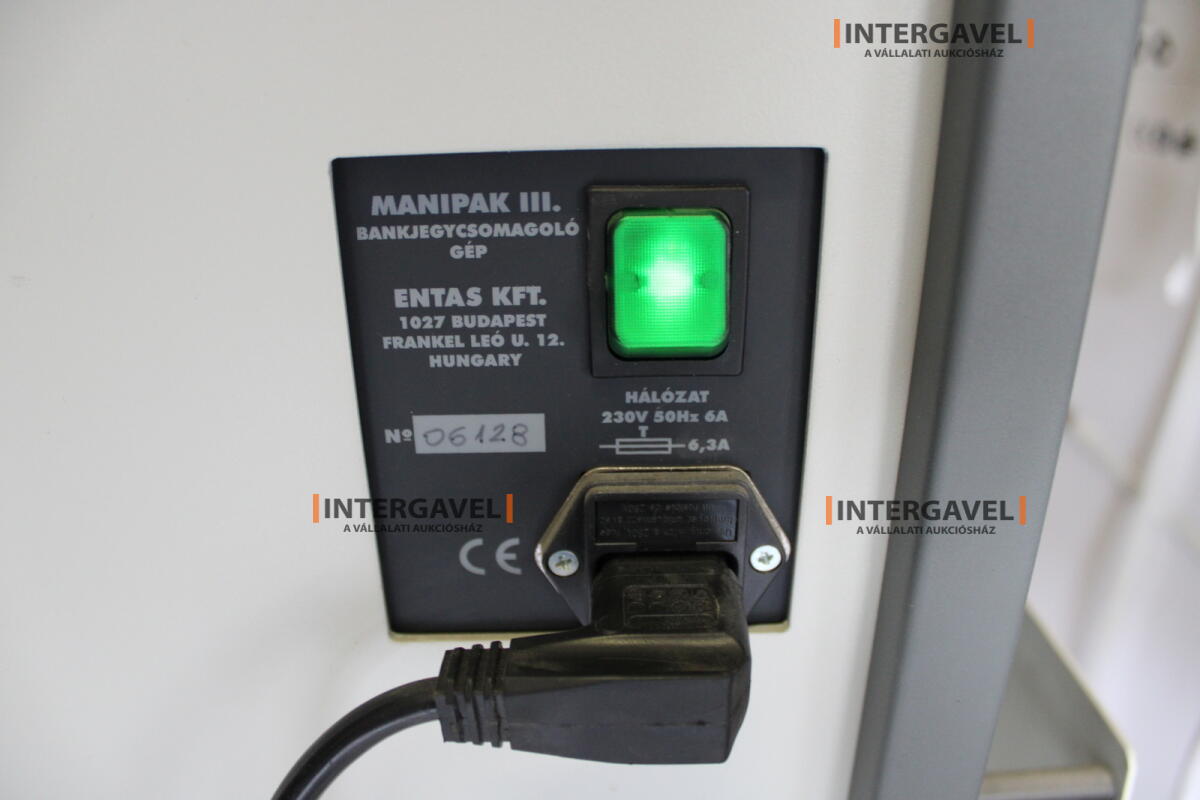 Bankjegycsomagoló gép (Entas Minipak III) 6