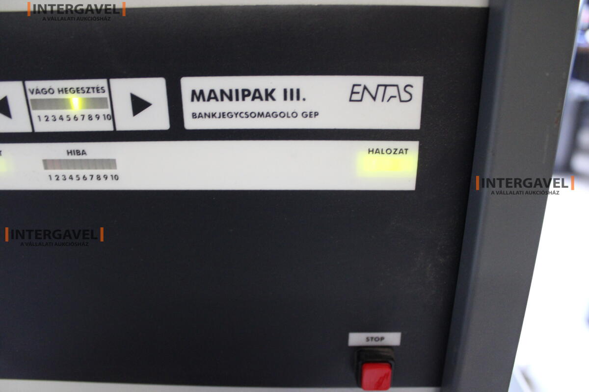 Bankjegycsomagoló gép (Entas Minipak III) 3