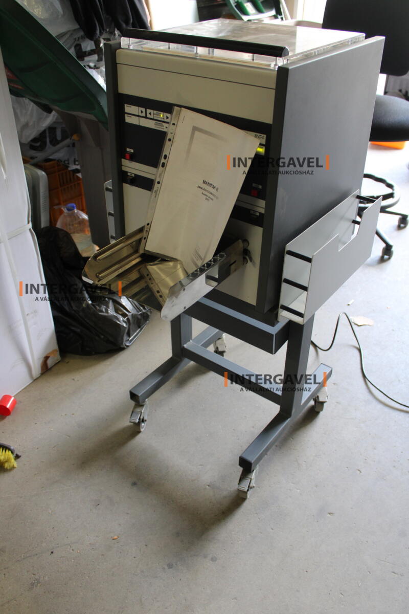 Bankjegycsomagoló gép (Entas Minipak III)