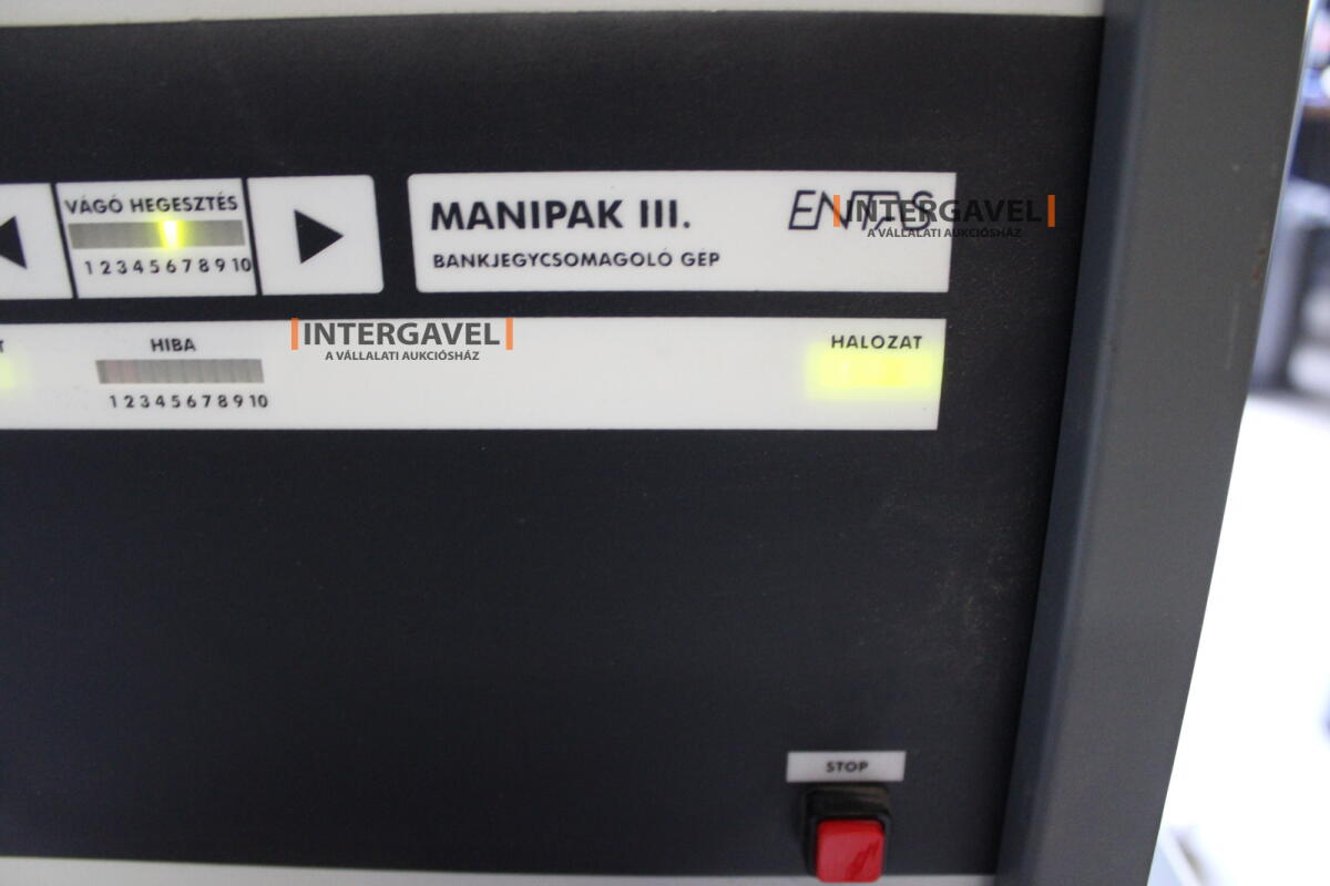 Bankjegycsomagoló gép (Entas Minipak III) 3