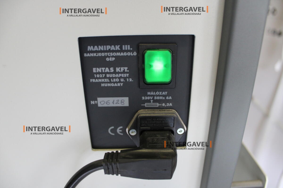 Bankjegycsomagoló gép (Entas Minipak III) 6