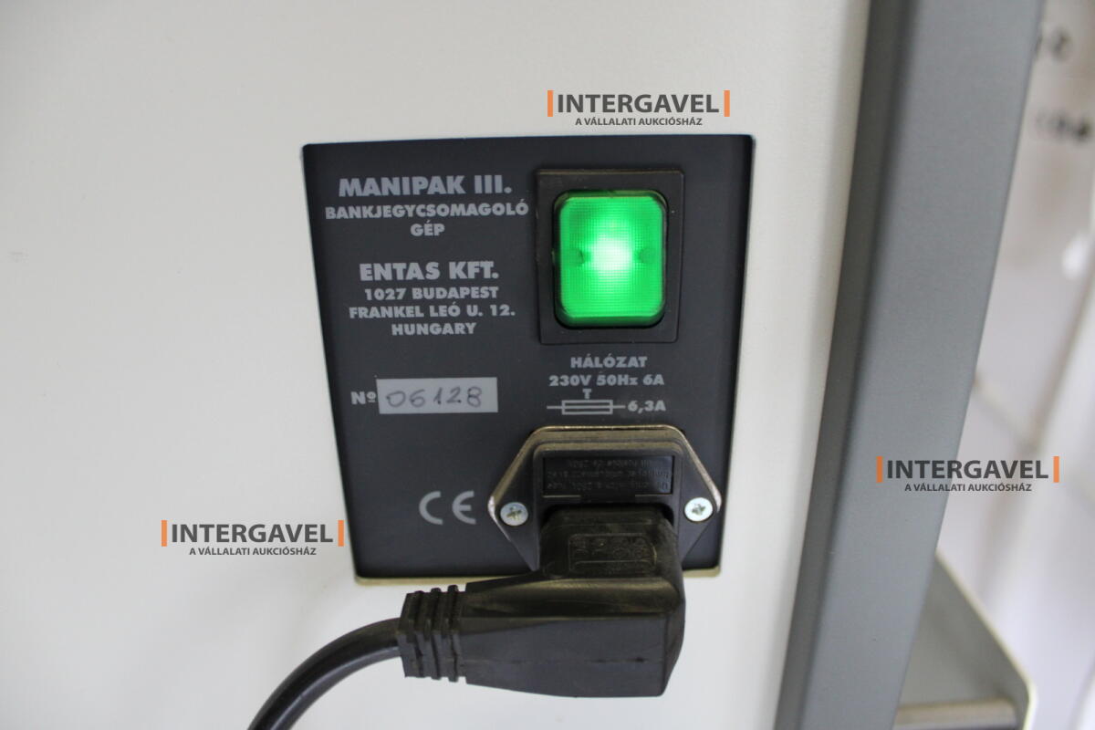 Bankjegycsomagoló gép (Entas Minipak III) 6