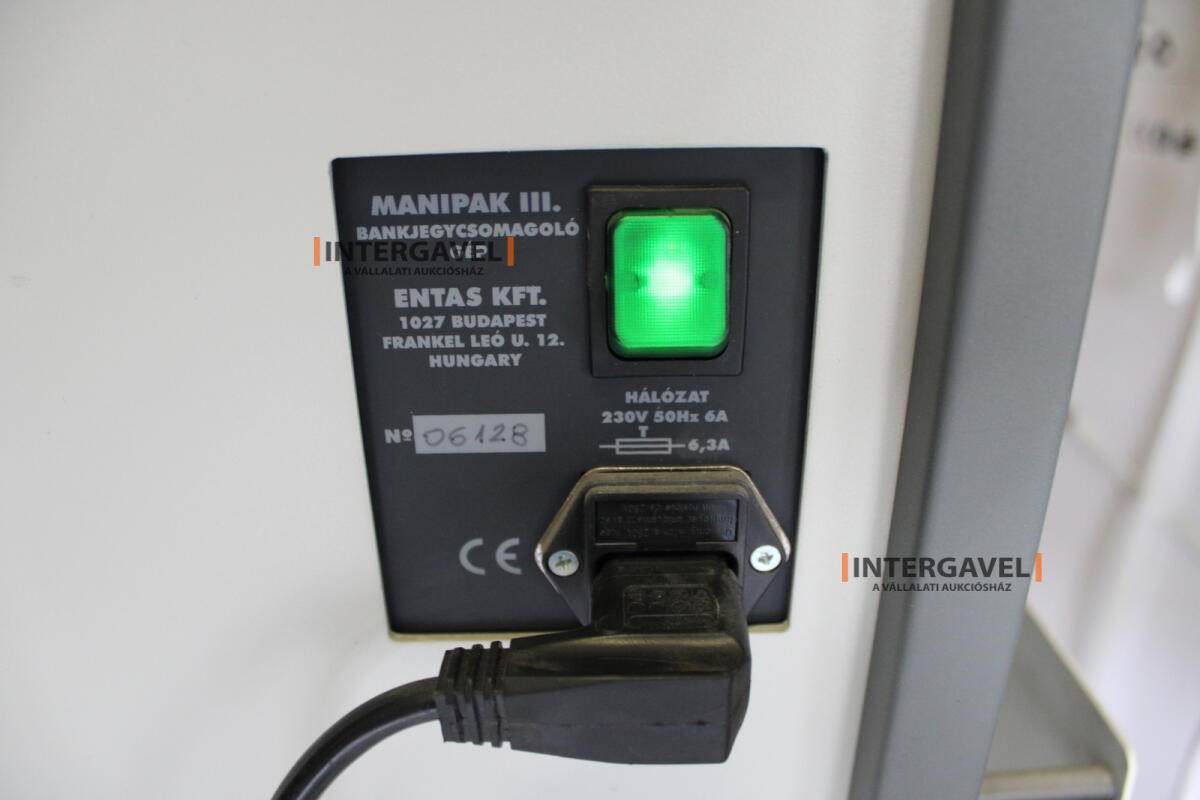 Bankjegycsomagoló gép (Entas Minipak III) 6