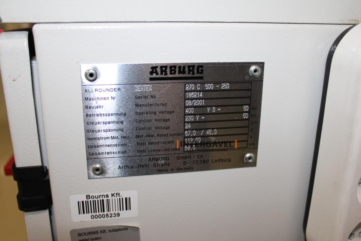 Műanyag fröccsöntőgép 25