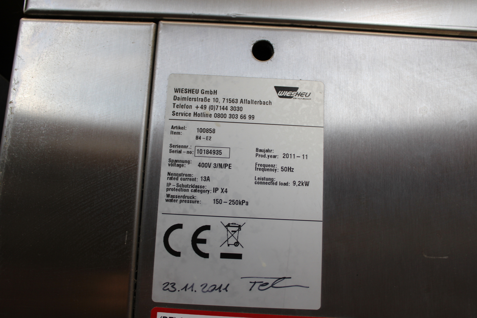 Wiesheu kemence és tárolóállvány 6