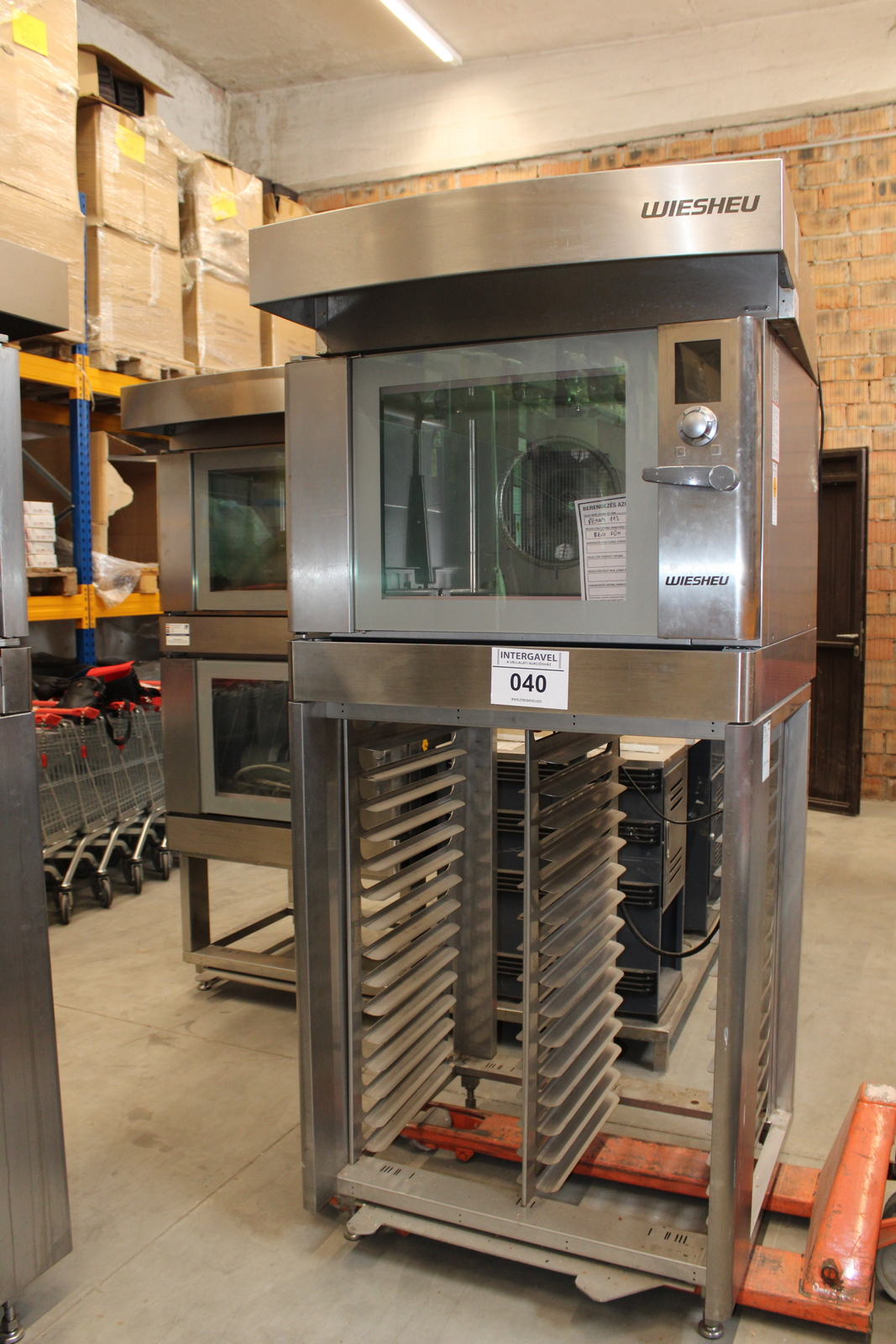 Wiesheu kemence és tárolóállvány