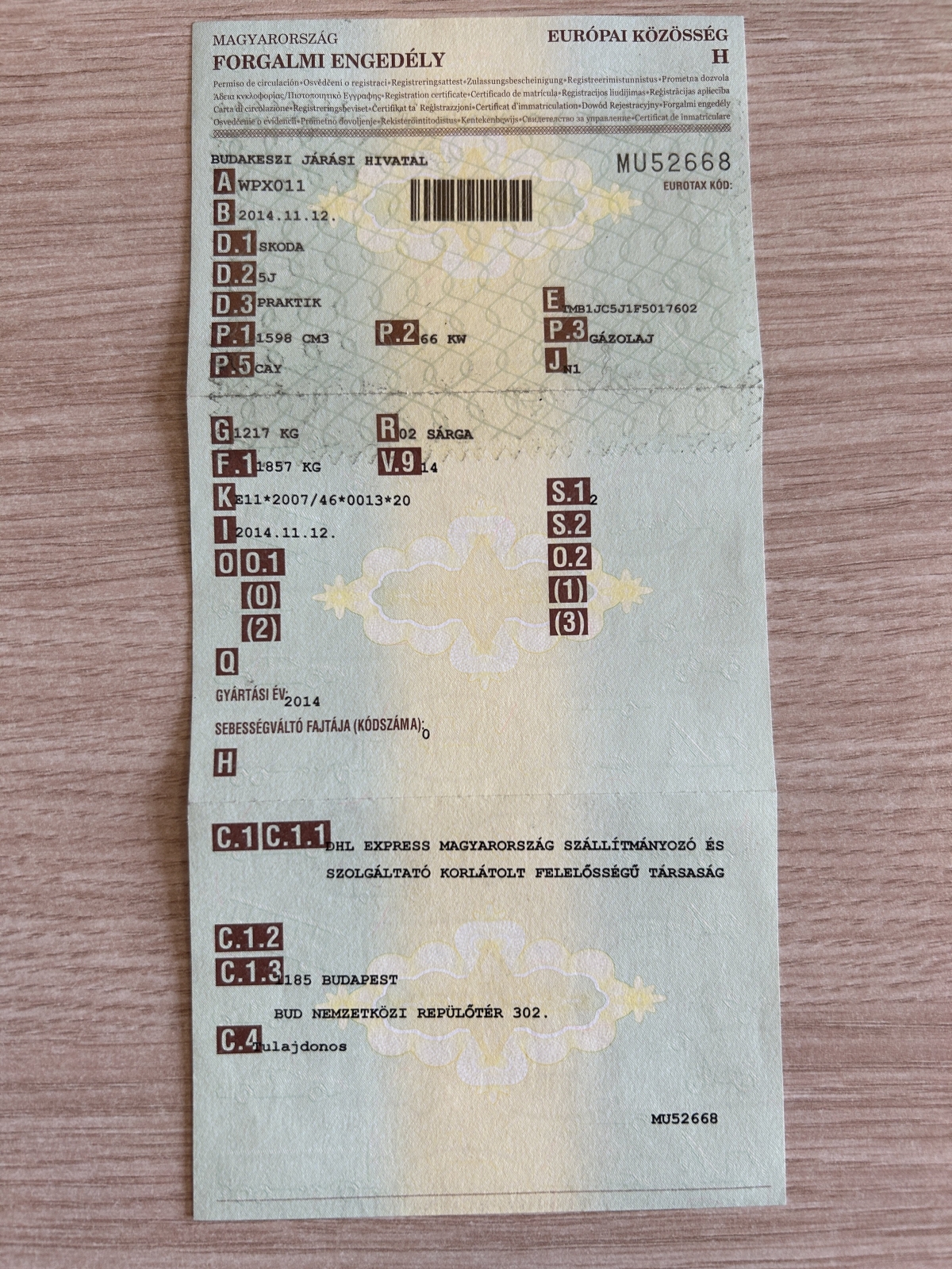 Skoda Praktik kisteherautó 11