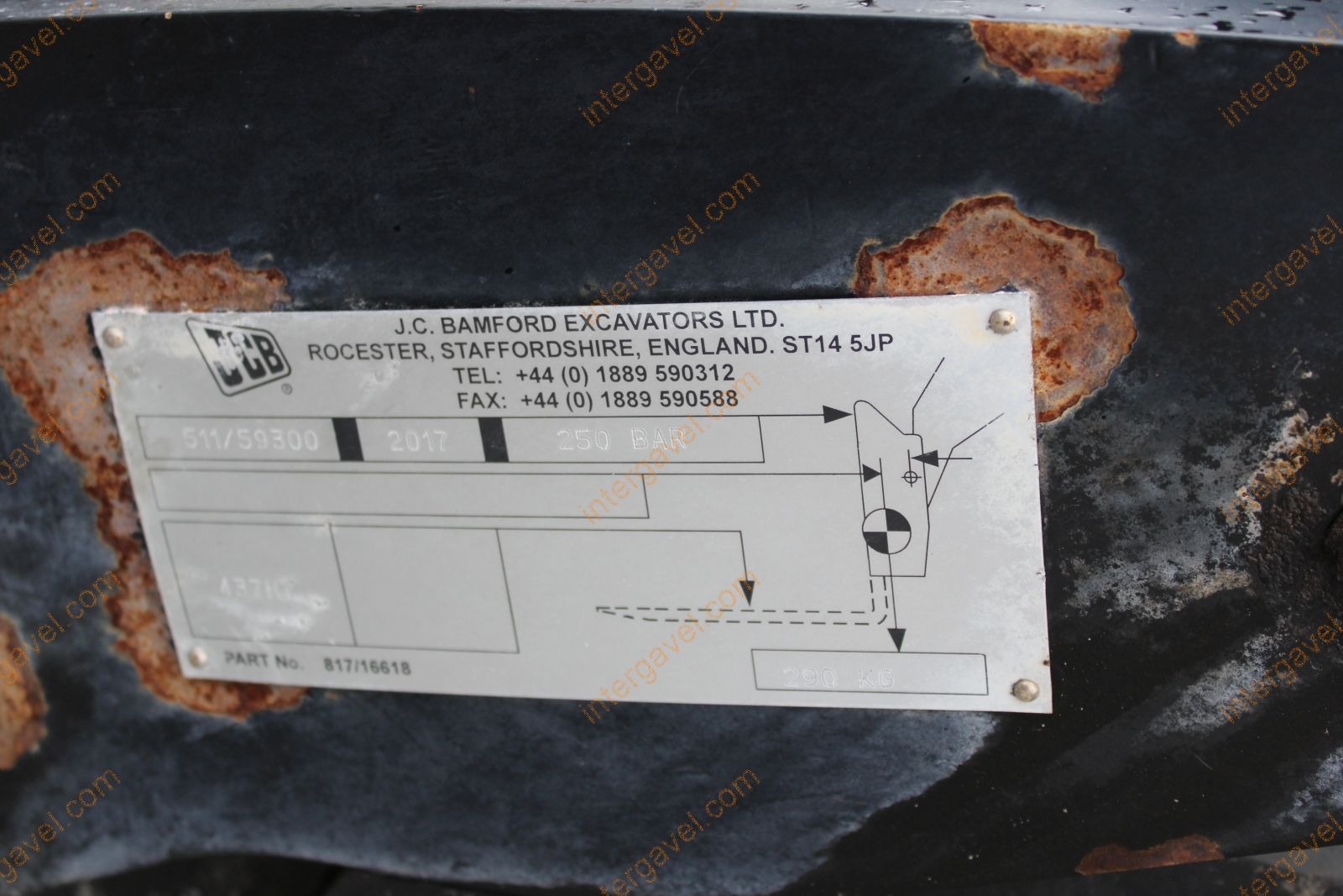 Homlokrakodó - JCB 58