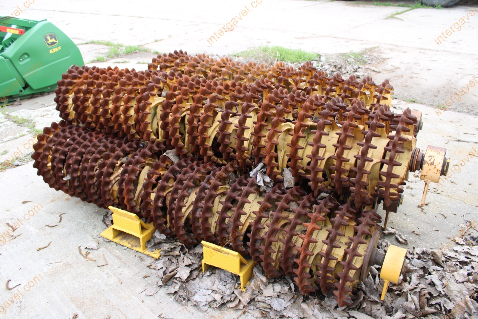 Bontott rögtörő-tömörítő (Crosskill) hengersor 4