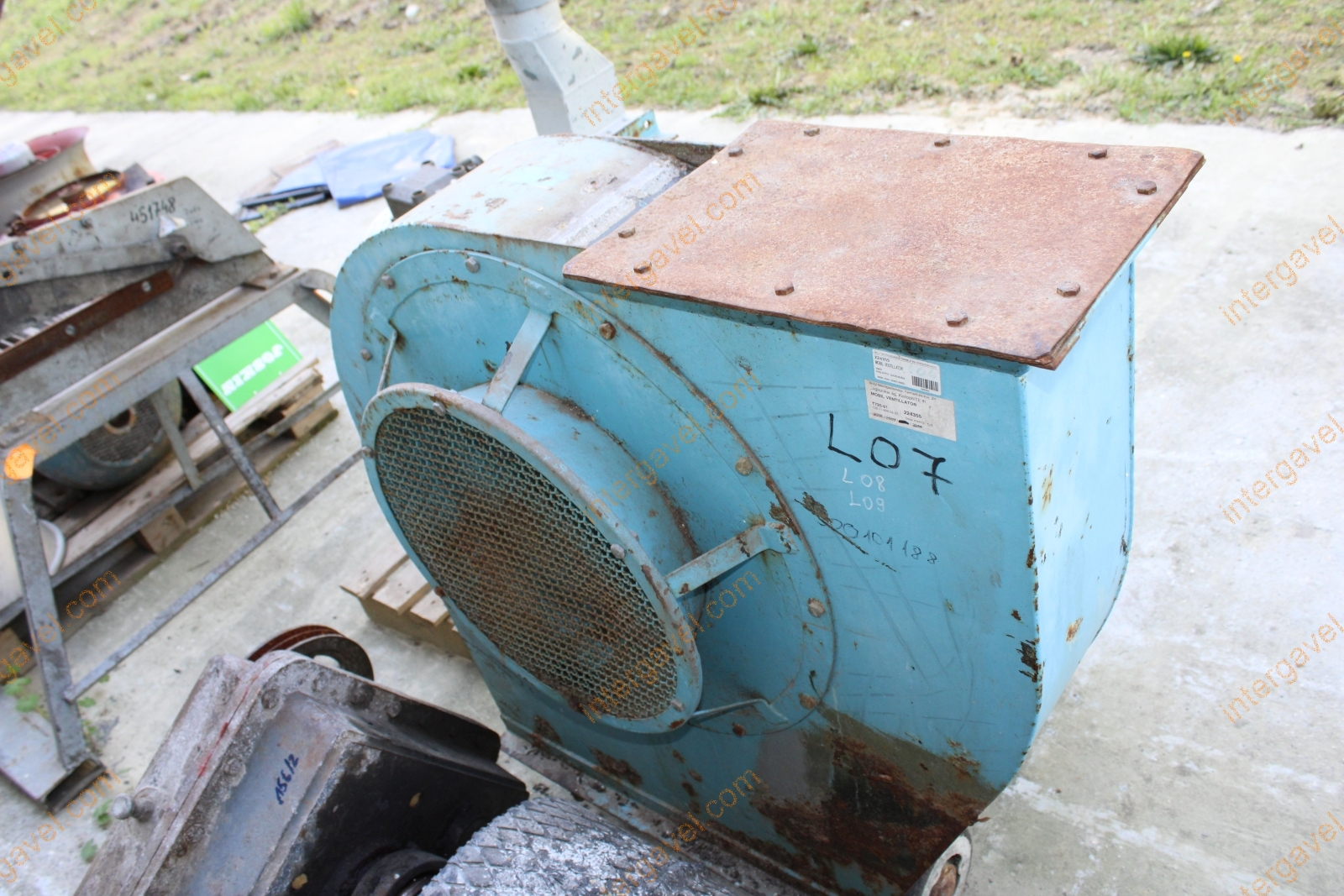 Ventilátor - mobil silóhoz 5