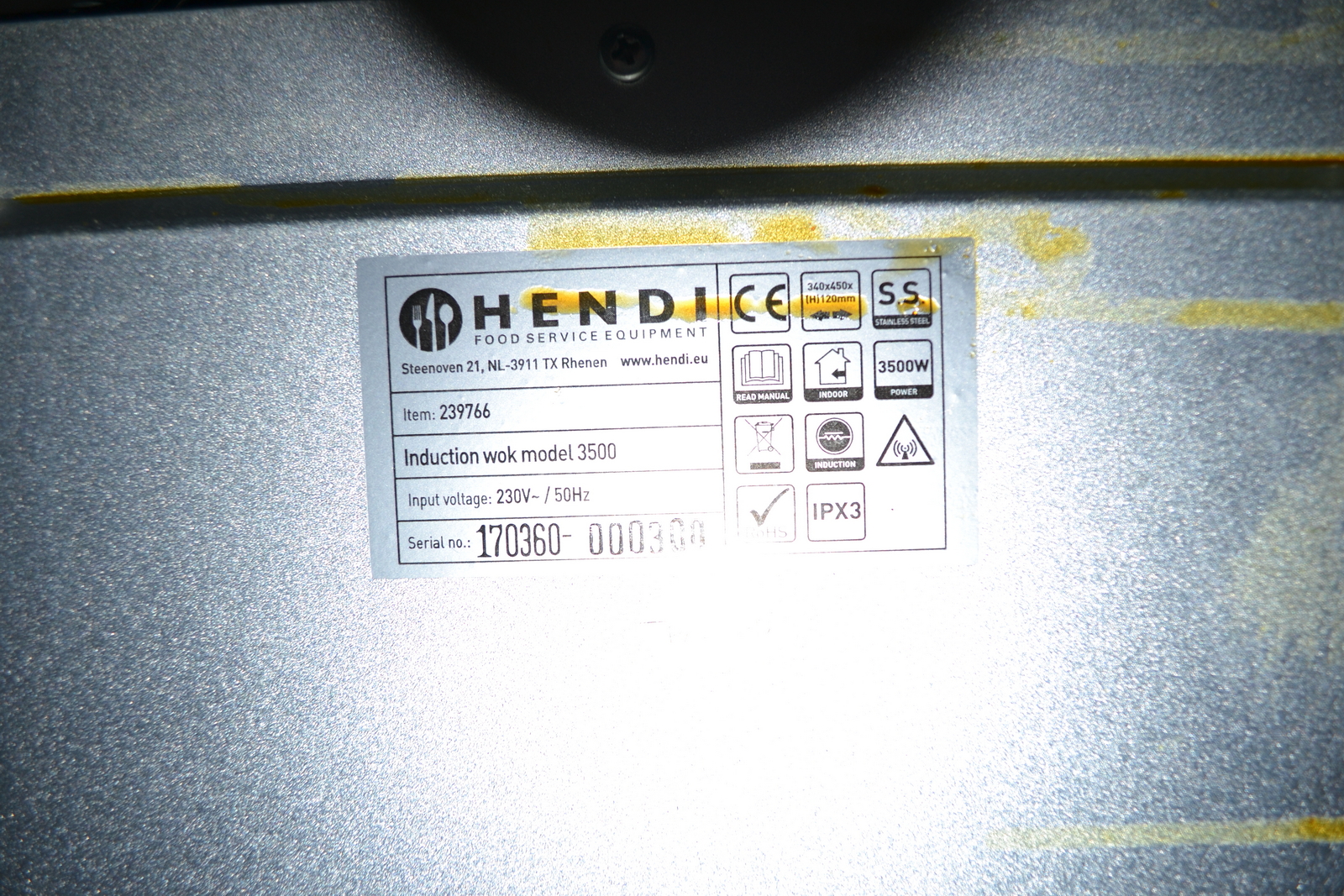 Mobil főzőállomás wokkal és főzőlappal 3